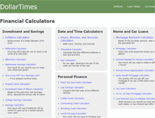 Tablet Screenshot of dollartimes.com